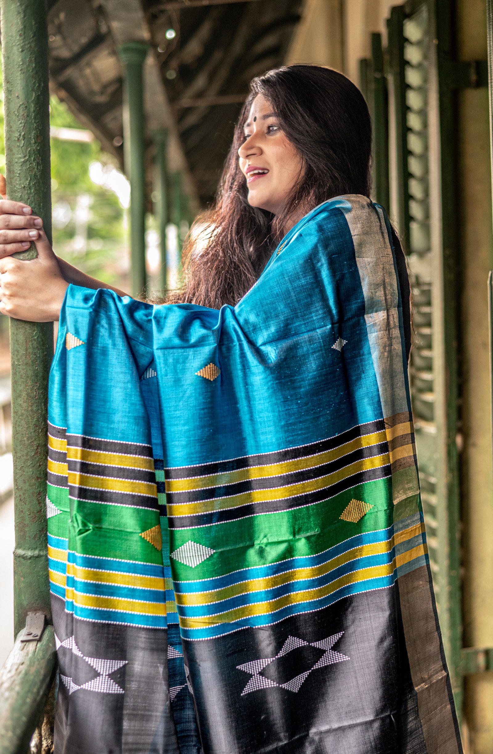 Tarunga - Premium Baluchari Katan Silk (Pure Handloom)