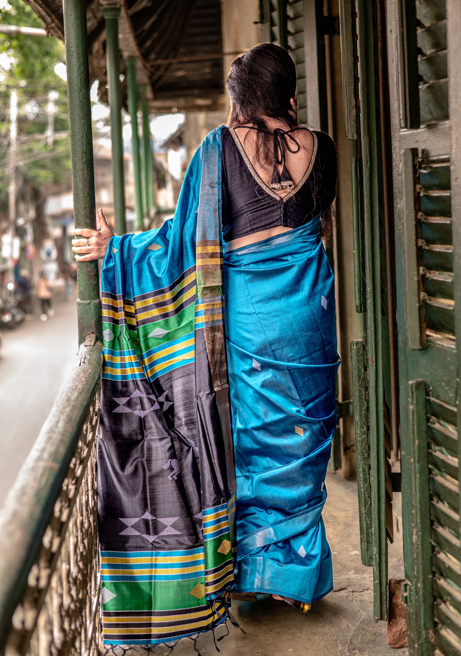 Tarunga - Premium Baluchari Katan Silk (Pure Handloom)