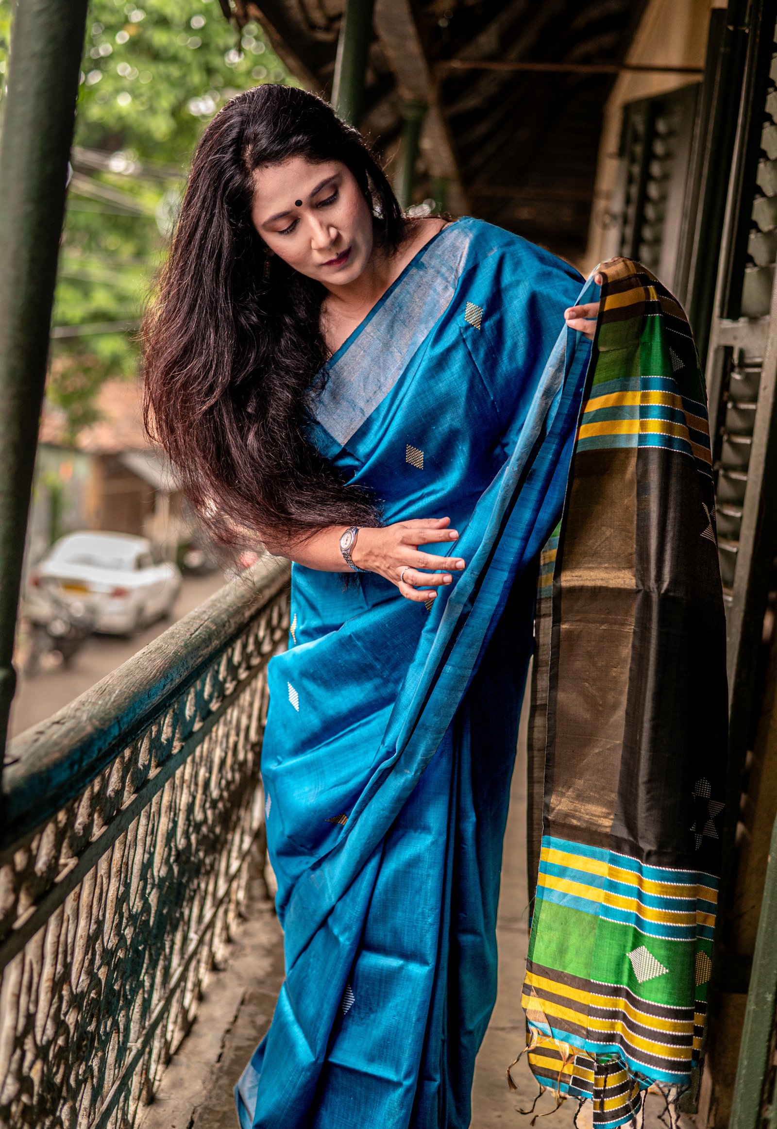 Tarunga - Premium Baluchari Katan Silk (Pure Handloom)