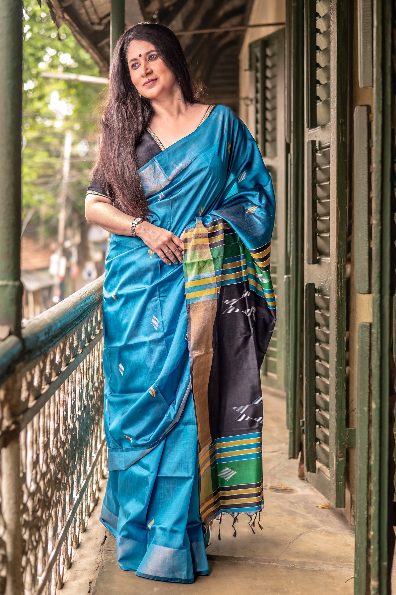 Tarunga - Premium Baluchari Katan Silk (Pure Handloom)