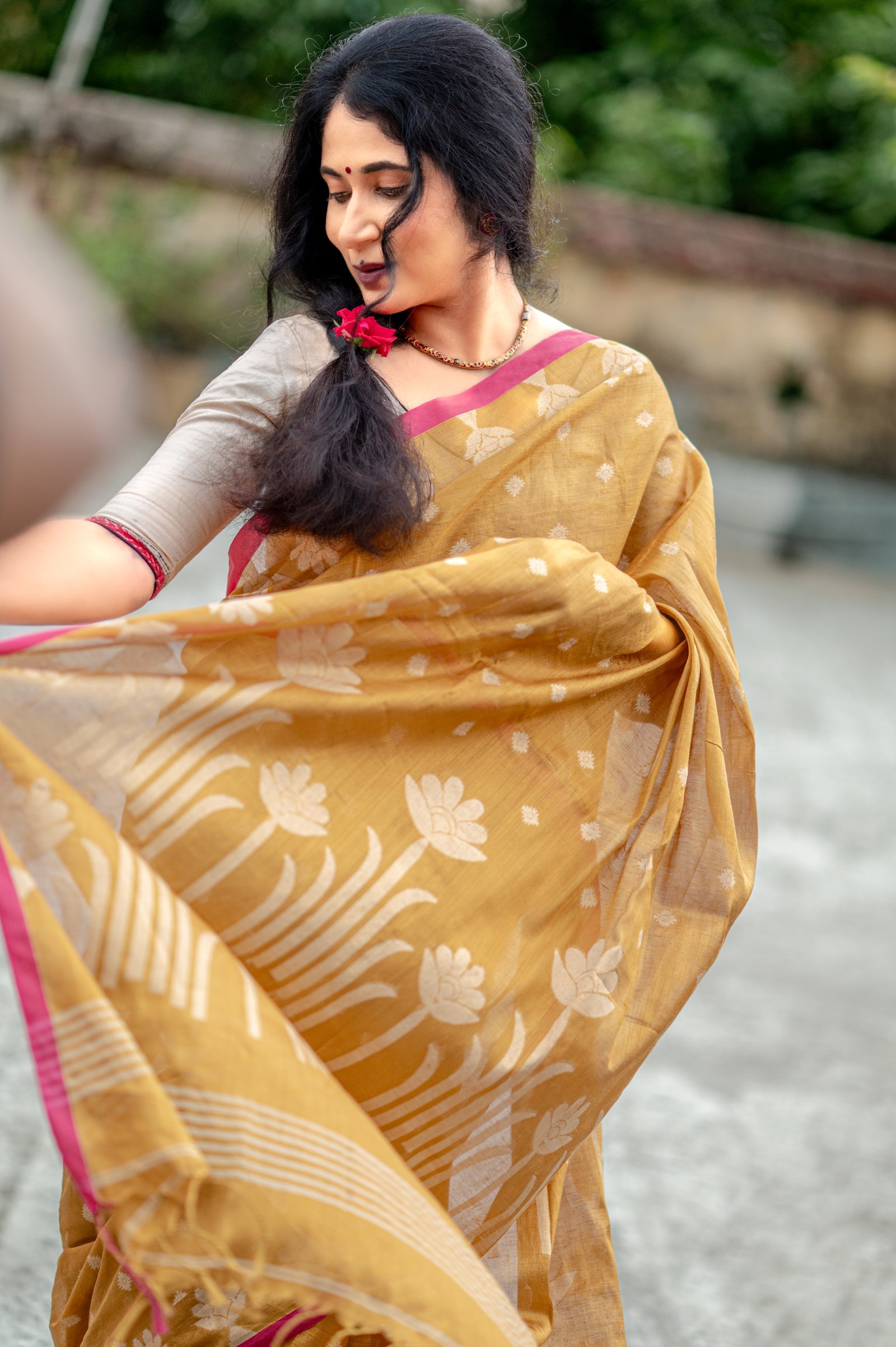 Premium Silk Cotton Tissue (Lightweight and Semi Sheer)