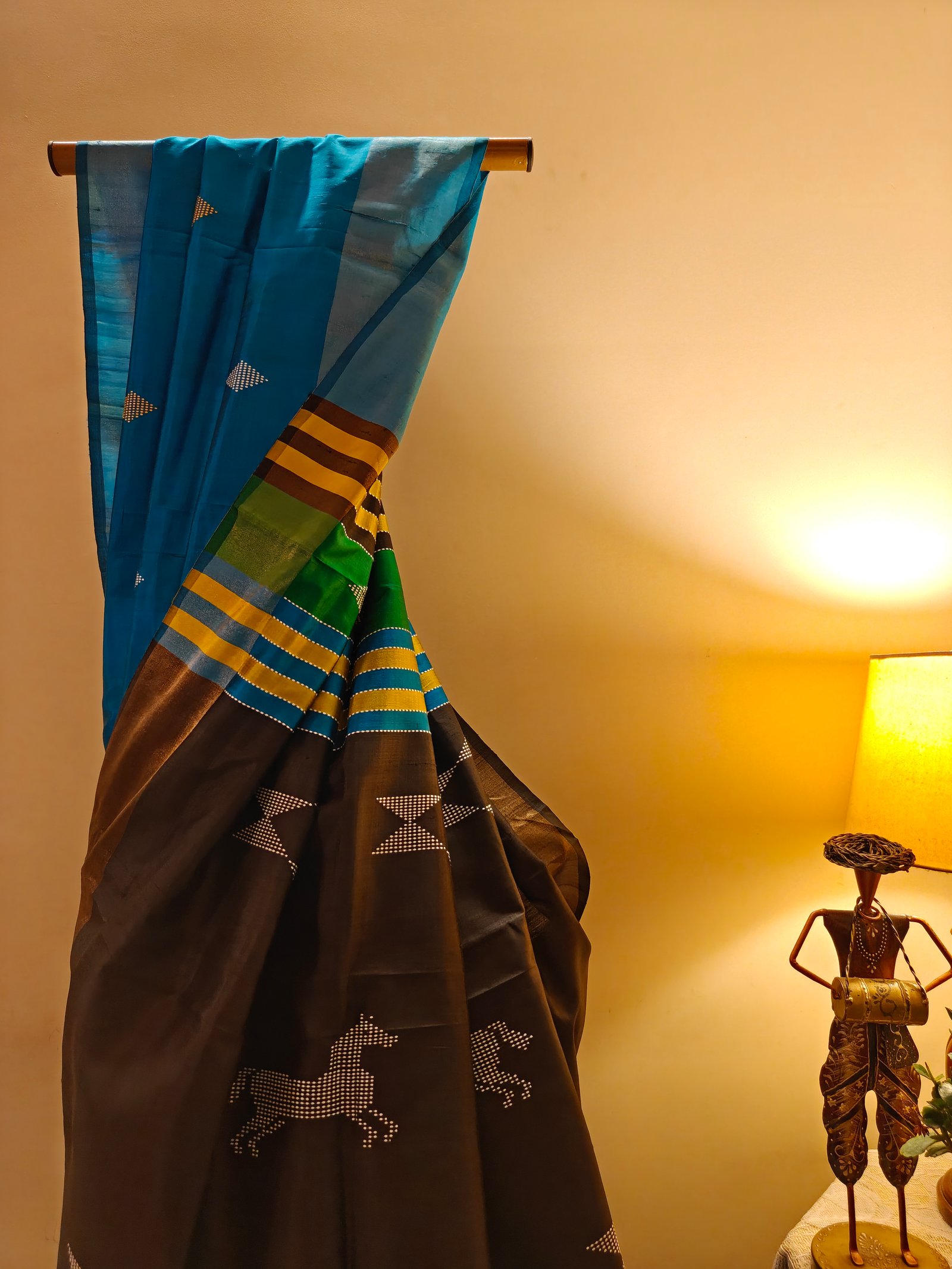 Tarunga - Premium Baluchari Katan Silk (Pure Handloom)