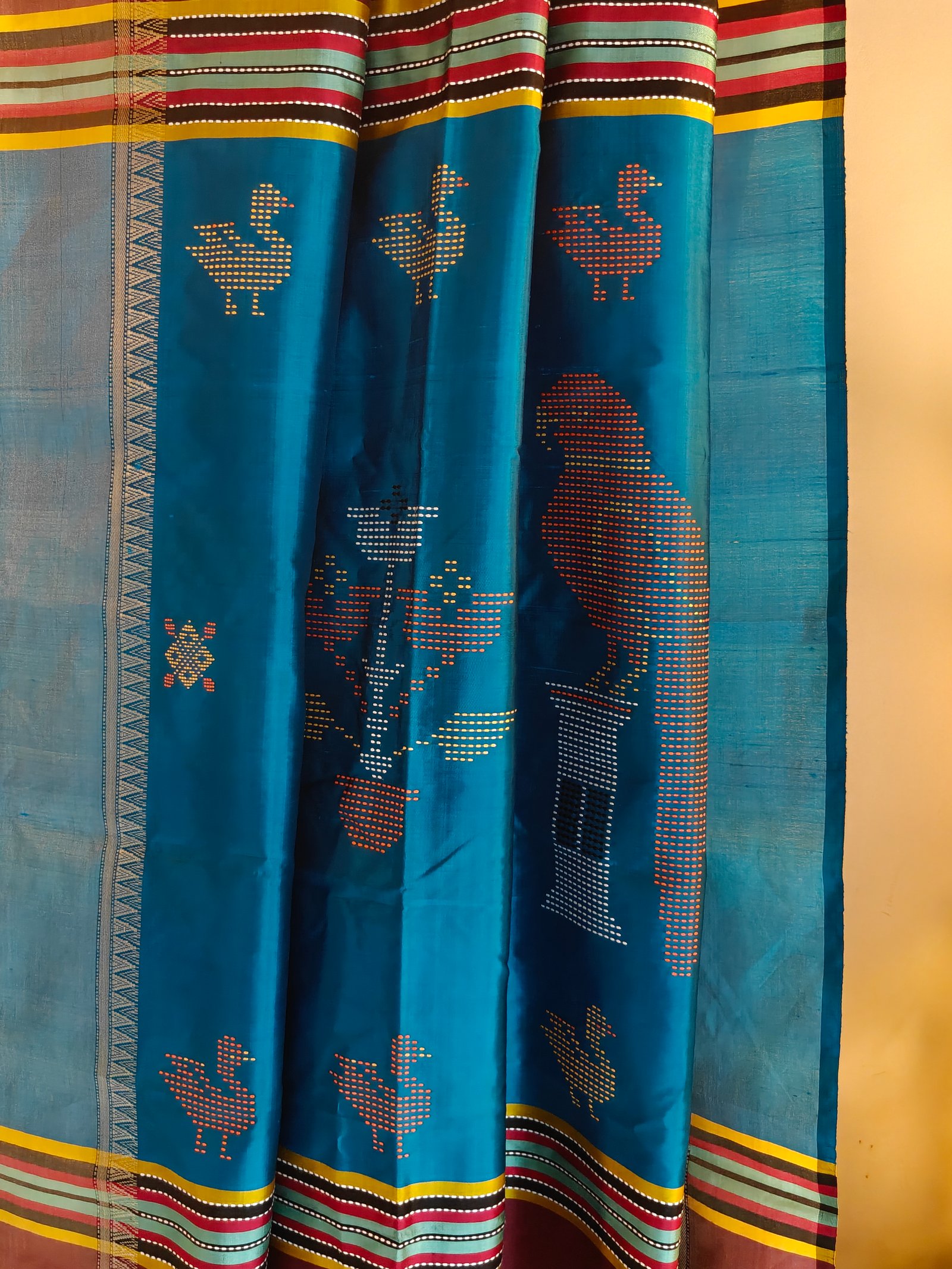 Suhavi - Premium Baluchari Katan Silk (Pure Handloom)